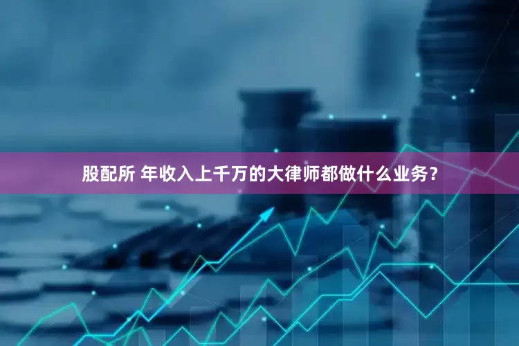 股配所 年收入上千万的大律师都做什么业务？